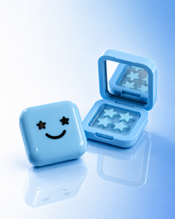Blue Mood Blue Pimple Patch Pocket